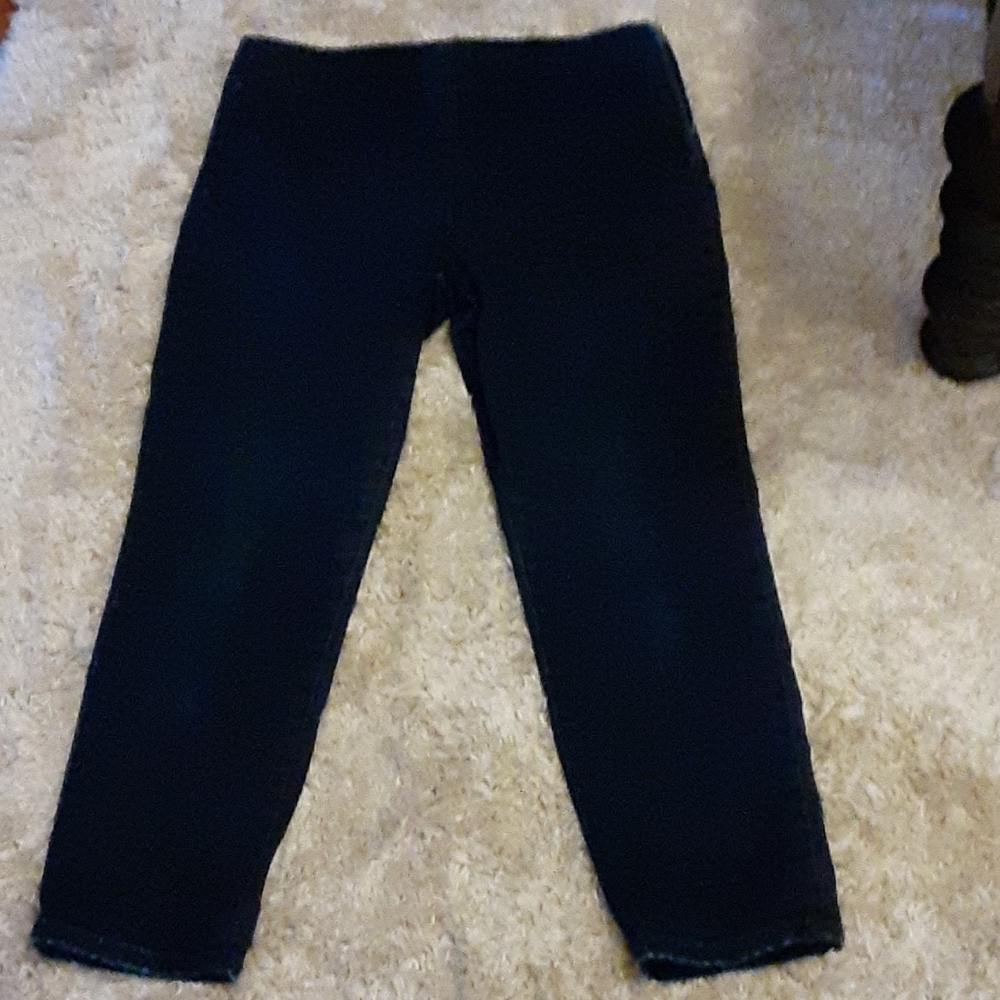 Talbots Slim Ankle dark wash denim stretch pants size 12P Excellent condition β¦